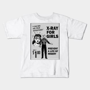 X ray for girls, X ray eyes Kids T-Shirt